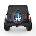 THE MOUNTAINS ARE CALLING BLACK CARBON FIBER TIRE COVER