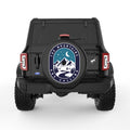 THE MOUNTAINS ARE CALLING BLACK TIRE COVER