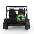 THE PATH OF INNER PEACE BLACK CARBON FIBER TIRE COVER FOR MOKE
