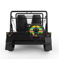 THE PATH OF INNER PEACE BLACK TIRE COVER FOR MOKE
