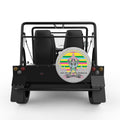 THE PATH OF INNER PEACE SILVER CARBON FIBER TIRE COVER FOR MOKE