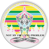 THE PATH OF INNER PEACE WHITE TIRE COVER