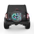 THE SUN WILL RISE BLACK CARBON FIBER TIRE COVER