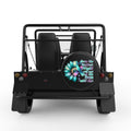 THE SUN WILL RISE BLACK TIRE COVER FOR MOKE