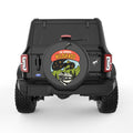 THE UNKNOWN WILDLANDS BLACK CARBON FIBER TIRE COVER