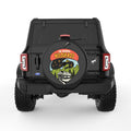 THE UNKNOWN WILDLANDS BLACK TIRE COVER