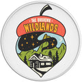 THE UNKNOWN WILDLANDS WHITE TIRE COVER
