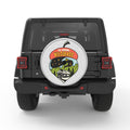 THE UNKNOWN WILDLANDS SILVER CARBON FIBER TIRE COVER