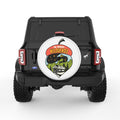 THE UNKNOWN WILDLANDS WHITE TIRE COVER