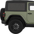 THIN TOPOGRAPHIC MAPPING QUARTER WINDOW DECAL FITS 2011-2018 JEEP WRANGLER 2 DOOR HARD TOP JK
