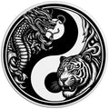 Tiger Dragon Ying Yang