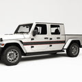 Topographic Body Stripe Decal For Jeep Gladiator
