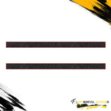 Topographic Body Stripe Decal For Jeep Gladiator