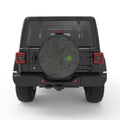 TOPOGRAPHIC PEARL  WHITE CARBON FIBER TIRE COVER