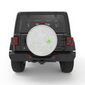 TOPOGRAPHIC BLACK TIRE COVER