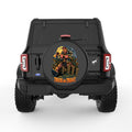 TRICK OR TREAT HALLOWEEN ZOMBIE BLACK TIRE COVER