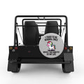 TRIED TO BE NORMAL ONCE SILVER CARBON FIBER TIRE COVER FOR MOKE