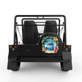 TROPICAL DOLPHIN BLACK TIRE COVER FOR MOKE