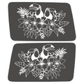 TROPICAL TOUCAN QUARTER WINDOW DRIVER & PASSENGER DECALS