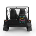 TRUST YOUR SOUL BLACK TIRE COVER FOR MOKE