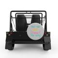 TRUST YOUR SOUL SILVER CARBON FIBER TIRE COVER FOR MOKE