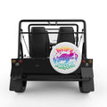 TURTLEY AWESOME WHITE TIRE COVER FOR MOKE