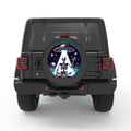 TAKE ME AWAY SKELETON PEARL  WHITE CARBON FIBER TIRE COVER