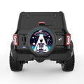 TAKE ME AWAY SKELETON BLACK CARBON FIBER TIRE COVER