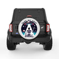 TAKE ME AWAY SKELETON PEARL  WHITE CARBON FIBER TIRE COVER