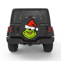 THE GRINCH BLACK CARBON FIBER TIRE COVER