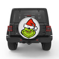 THE GRINCH SILVER CARBON FIBER TIRE COVER