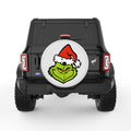 THE GRINCH PEARL  WHITE CARBON FIBER TIRE COVER