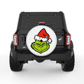 THE GRINCH WHITE TIRE COVER