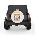 THERE ARENT MANY THINGS I LOVE MORE THAN HUNTING PEARL  WHITE CARBON FIBER TIRE COVER