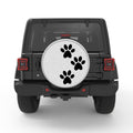 THREE PAWS BLACK TIRE COVER