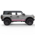 TOPOGRAPHIC BODY SIDE STRIPE SIDE GRAPHIC DECAL FITS 2025 FORD BRONCO 4 DOOR