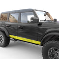 TOPOGRAPHIC BODY SIDE STRIPE BODY GRAPHIC DECAL FITS 2024 FORD BRONCO 4 DOOR