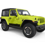 TOPOGRAPHIC BODY SIDE SKIRT STRIPE BODY GRAPHIC DECAL FITS 2005-2017 JEEP WRANGLER 2 DOOR JKU