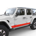 TOPOGRAPHIC BODY SIDE SKIRT STRIPE BODY GRAPHIC DECAL FITS 2018+ JEEP WRANGLER 4 DOOR JLU