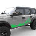 TREES MOUNTAINS COMPASS BODY GRAPHIC DECAL FITS 2021+ FORD BRONCO 4 DOOR