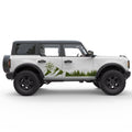 TREES MOUNTAINS COMPASS SIDE GRAPHIC DECAL FITS 2025 FORD BRONCO 4 DOOR