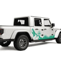 Trees Mountains Compass Decal For Jeep Gladiator