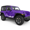TREES MOUNTAINS COMPASS BODY GRAPHIC DECAL FITS 2005-2017 JEEP WRANGLER 2 DOOR JKU