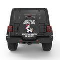 TRIED TO BE NORMAL ONCE BLACK CARBON FIBER TIRE COVER