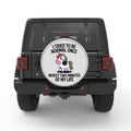 TRIED TO BE NORMAL ONCE SILVER CARBON FIBER TIRE COVER