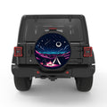 UNDER THE STARS PEARL  WHITE CARBON FIBER TIRE COVER