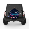 UNDER THE STARS BLACK CARBON FIBER TIRE COVER
