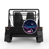 UNDER THE STARS WHITE TIRE COVER FOR MOKE