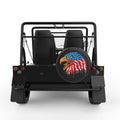 UNITED STATES AMERICAN EAGLE BLACK CARBON FIBER TIRE COVER FOR MOKE