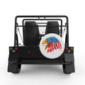 UNITED STATES AMERICAN EAGLE WHITE TIRE COVER FOR MOKE